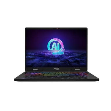 MSI Pulse 16 AI C1VGKG-074FR Intel Core Ultra 9 185H Ordinateur portable 40,6 cm (16'') Quad HD+ 32 Go DDR5-SDRAM 1 To SSD NVIDIA GeForce RTX 4070 Wi-Fi 6E (802.11ax) Windows 11 Home Noir