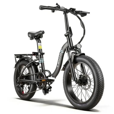 VéLo Électrique S1 | Vitesse Max 25 km/h | Autonomie 30-50 km | Moteur 500W | Batterie 36V 10.4Ah | Pneus 20 Pouces | Noir