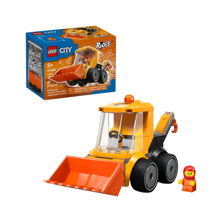 LEGO City Chargeuse de chantier 60483 - vue 3