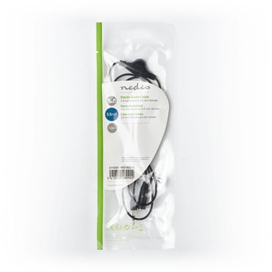 Nedis CAGP22090BK10 câble audio 1 m 3,5mm Noir