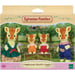 Famille Girafe - 4 personnages articulés - Orange - Mixte