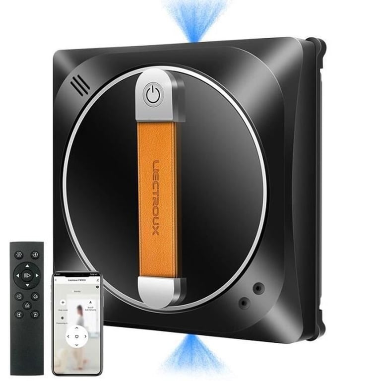 Robot Laveur de Vitres Liectroux YW910 Double Pulvrisation Nettoyage AI 3 Modes Automatiques