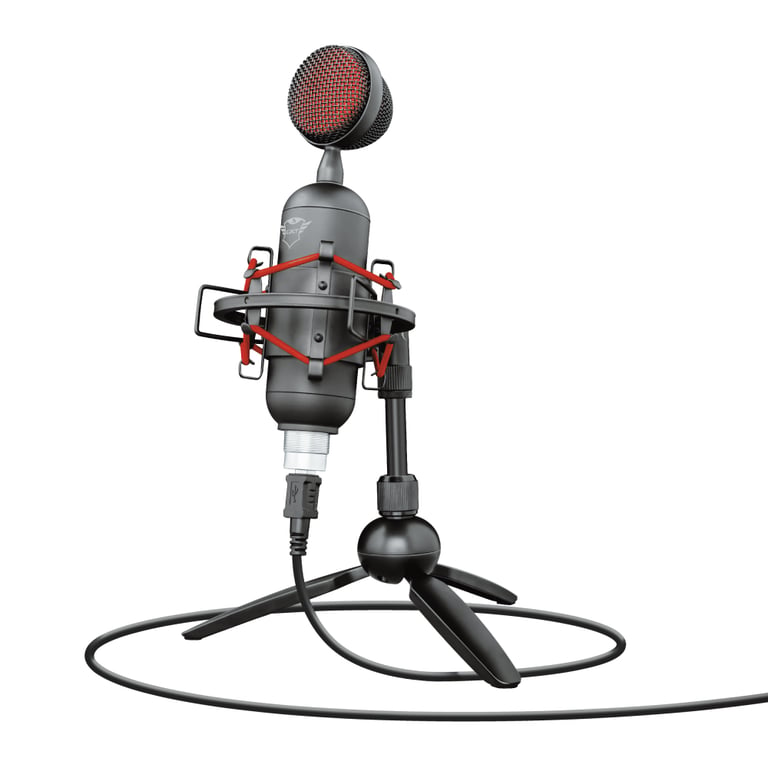Microphone USB Trust GXT 244 Buzz 23466 – Directivité Cardioïde, Support Trépied - vue 2