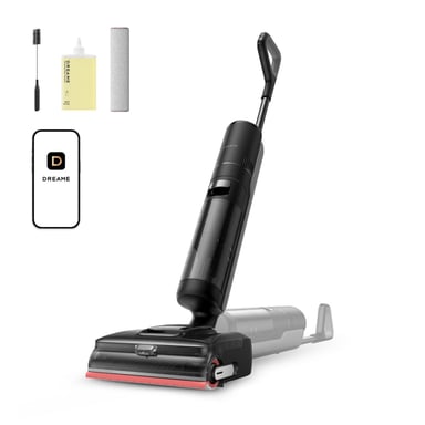 Dreame H15 Pro FoamWash Scopa elettrica Batteria Secco&umido Senza sacco 400 W Nero, Rosso 30000 Ah