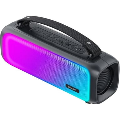 Enceinte Bluetooth portable - SSS 3000 Kids Light Speaker - 16 W - 2 haut-parleurs - IPX4 - Noir