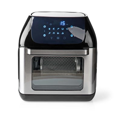 Nedis KAAFO300EBK friteuse Unique 12 L Autonome 1500 W Friteuse d'air chaud Noir