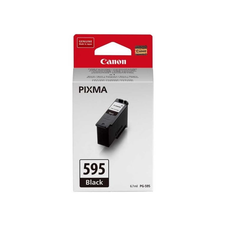Cartouche d'encre Canon PG-595 6,7 ml Pack de 1 Noir - Neuf
