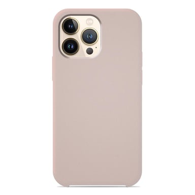 Coque silicone unie Soft Touch Sable rosé compatible Apple iPhone 13 Pro Max
