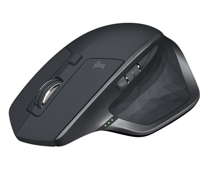 Logitech MX Master 2S Wireless Mouse ratón Oficina mano derecha RF Wireless + Bluetooth Laser 4000 DPI