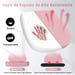 Silla de escritorio ergonómica con reposabrazos abatible 90° y soporte lumbar, silla de oficina con asiento acolchado-Rosa