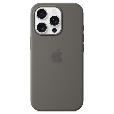 Apple Funda de silicona con MagSafe para el iPhone 16 Pro - Gris piedra