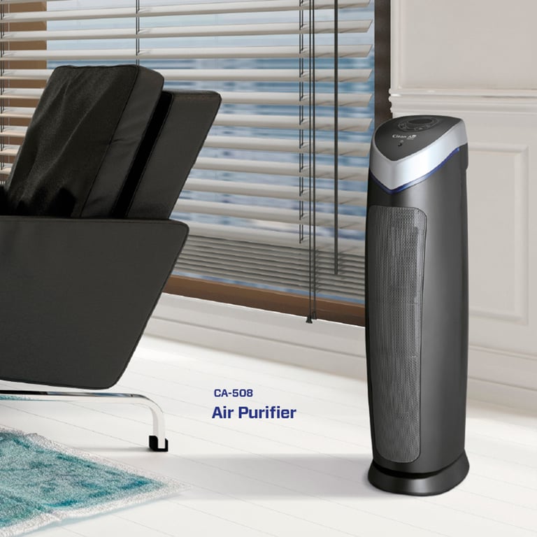Clean Air Optima Purificateur d'air ionisateur HEPA UV CA 508 pour des espaces jusqu'à 80m² / 200m³ Neuf - vue 2
