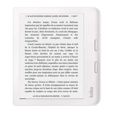 Rakuten Kobo Libra 2 E-reader Pantalla táctil 32 GB Wifi Blanco