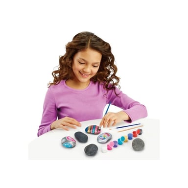 LEXIBOOK - Kit per l'arte della pietra con effetto metallico