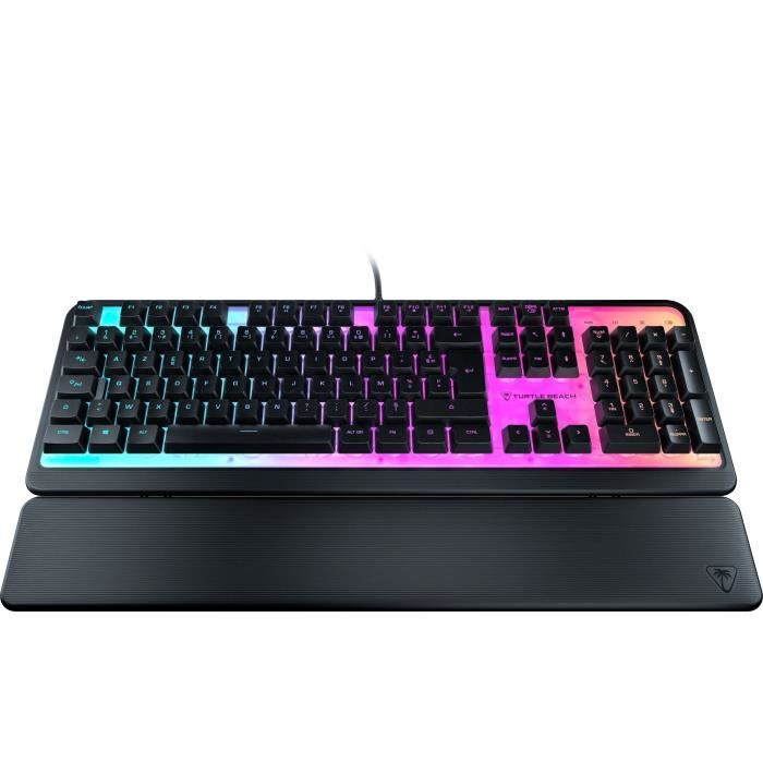 Clavier Gaming Turtle Beach Magma – Membrane RGB, AZERTY, Filaire - vue 8