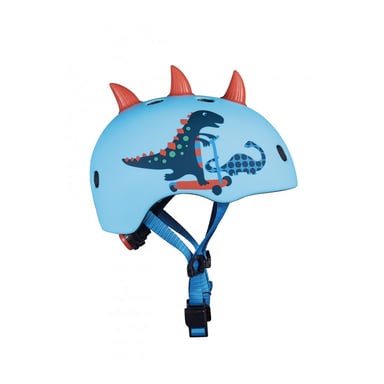Casque de Vélo et Trottinette Dinosaure 3D avec Boucle Magnétique et Lumière LED - Taille S