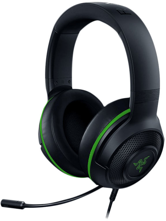 Razer Kraken X for Xbox Casque Avec fil Arceau Jouer Noir, Vert