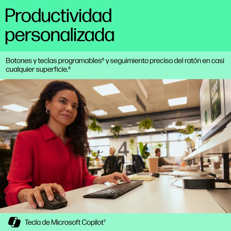 HP Ensemble clavier et sans fil rechargeables appareils 725 Neuf - vue 5