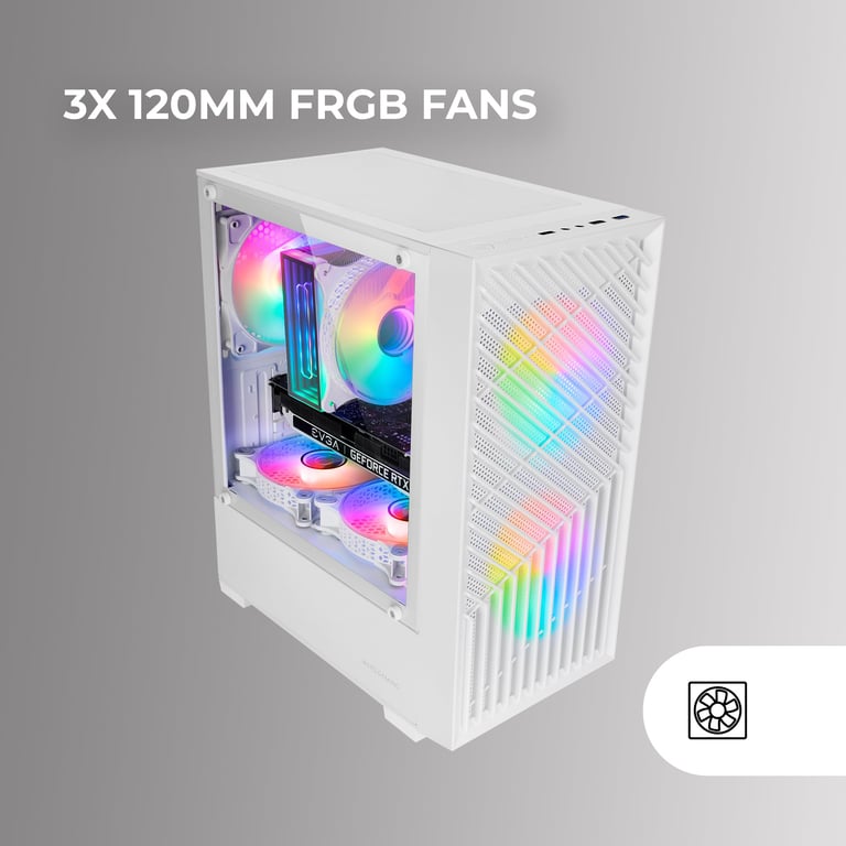 MARS GAMING Modèle : Boitier Mini Tour Micro ATX MC Vortex RGB avec panneau vitré Neuf - vue 10
