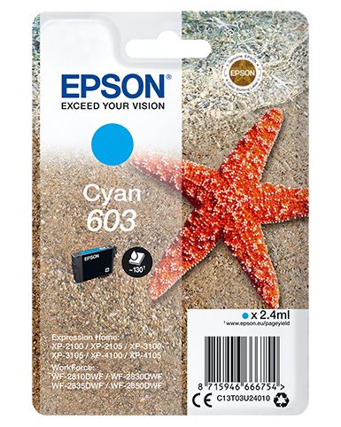 EPSON ENCRE 603 C ALARME - Neuf