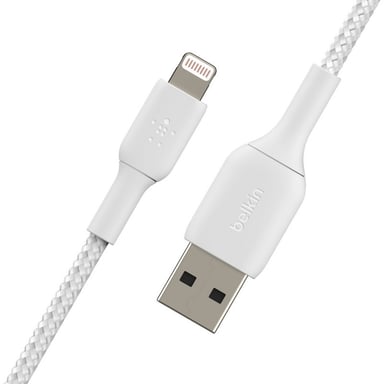 Belkin CAA002BT3MWH cable de conector Lightning 3 m Blanco