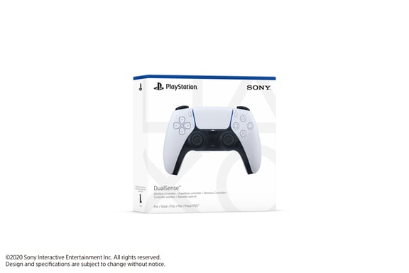 Manette Sony DualSense V2, Blanc (PS5)