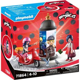 PLAYMOBIL 71864 Miraculous: Marinette à scooter & Kagami - vue 9