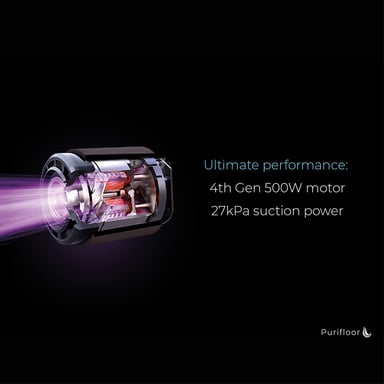 Clean Air Optima - Aspirateur Vertica Purifloor avec stérilisation par UV-C