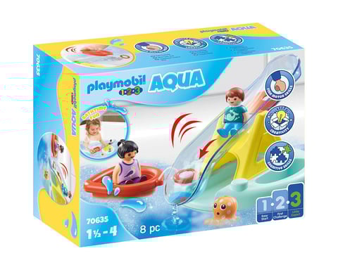 Playmobil 1.2.3 70635 gioco da bagno e adesivo Giocattoli da bagno Multicolore