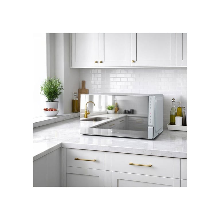 Micro ondes CONTINENTAL EDISON CEMO25UX Inox 25 472 x 344 x 28 cm - vue 4