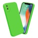 Coque pour Apple iPhone XS MAX en FLUID VERT Housse de protection Étui en silicone TPU flexible