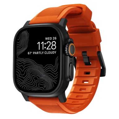 Bracelet pour Apple Watch 6-9/SE/ Ultra/Ultra 2 Orange