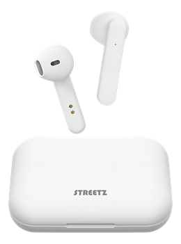Deltaco TWS-105 écouteur/casque True Wireless Stereo (TWS) Ecouteurs Musique Bluetooth Blanc