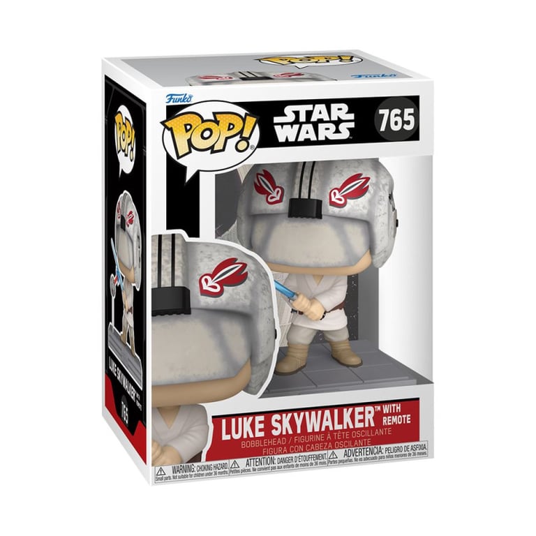 Figurine Funko Pop Star Wars S9 Luke Skywalker avec télécommande - vue 3