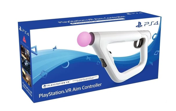 Sony VR aim Gris, Blanco Pistola Analógico/Digital PlayStation 4