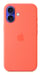 Apple Coque en silicone MagSafe pour iPhone 16 - Tangerine Orange