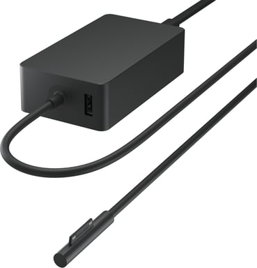 Microsoft Surface 65W Power Supply Ordinateur portable, Tablette Noir Secteur Intérieure