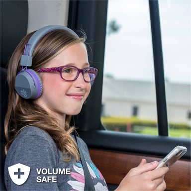 JLab Audio - JBuddies Studio Kids Wireless - Casque sans fil - Bluetooth - Pliage compact - Autonomie BT 24h