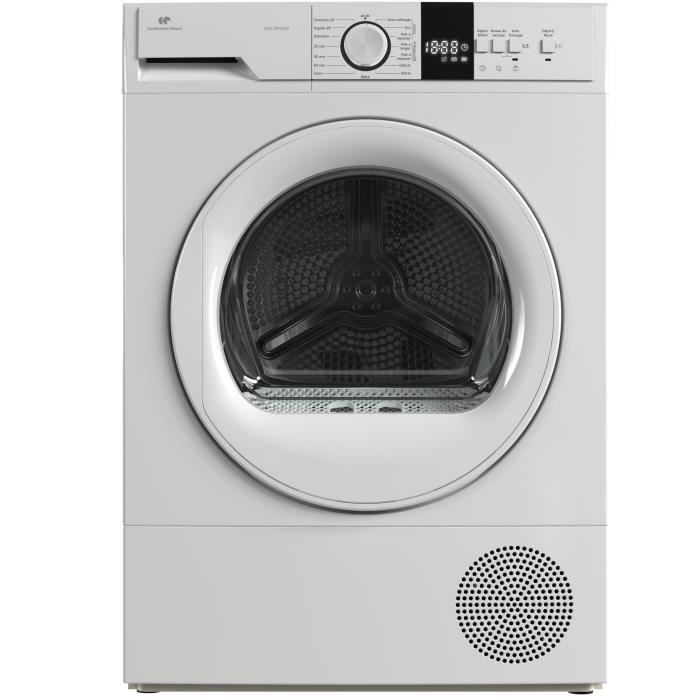 Sèche linge pompe à chaleur CONTINENTAL EDISON CESL10PCW2 10 kg 60 cm Classe E - vue 3