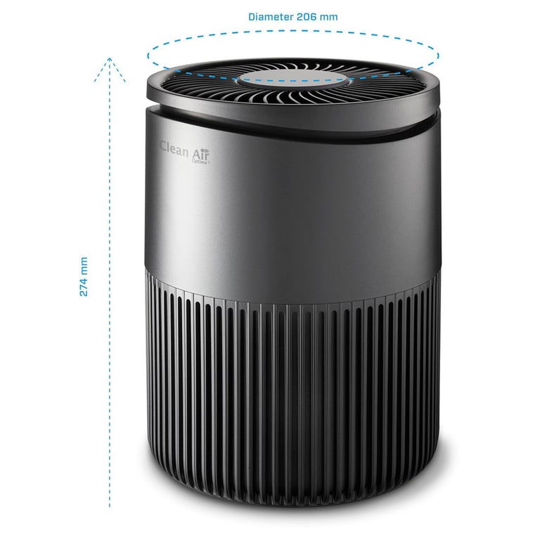 Clean Air Optima Purificateur d'air ionisateur intelligent HEPA UV CA Compact Smart jusqu'à 30m² / 75m³ Neuf - vue 3