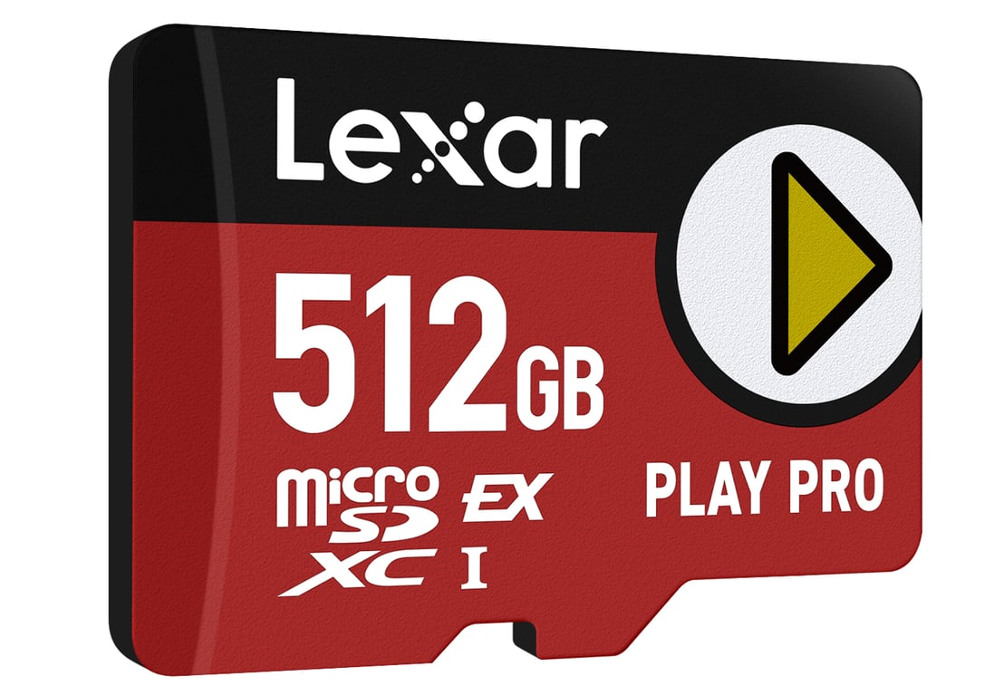 Lexar PLAY PRO microSDXC 512 Go UHS-I Classe 3 - Neuf