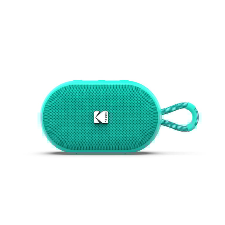 Kodak Enceinte Portable Sans Fil PWS 2284 Étanche IPX7 Bluetooth RMS TWS Stéréo Batterie 1500mAh Autonomie 10 12h Fonction Mains Libres Sangle Silicone Câble Type C Inclus Neuf