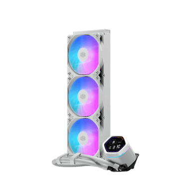 Kit de refroidissement liquide Cooler Master MasterLiquid Core Nex Digital 360 ARGB Blanc - Neuf