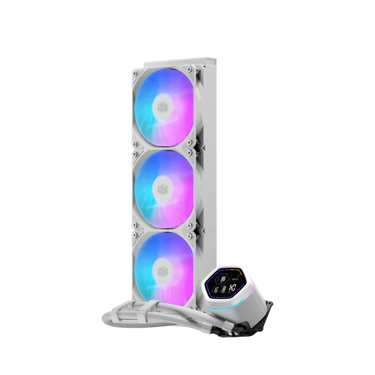 COOLER MASTER MasterLiquid Core Nex Digital 360 ARGB MLX D36M A18PW RD Watercooling Ventilateur Ø 120 mm - vue 5