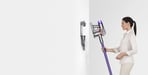 Dyson V8 Origin Aspiradora escoba 2 en 1 Batería Secar Sin bolsa 425 W Púrpura, Plata