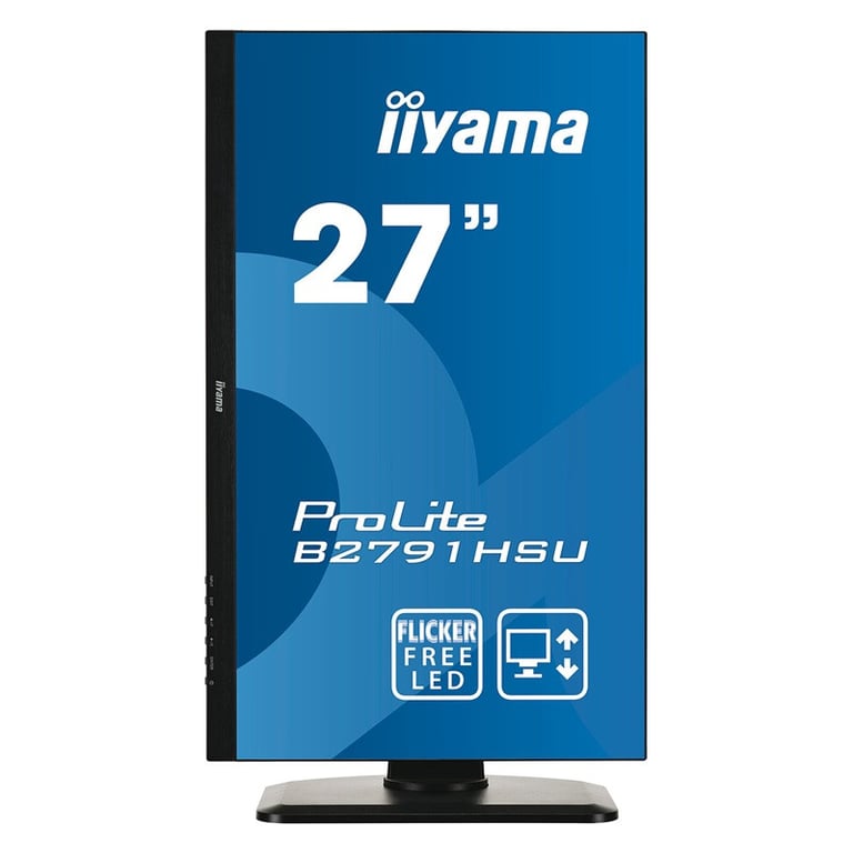 IIYAMA ECRAN 27 169 1920 x 1080 TEMPS DE REPONSE 1MS LUMINOSITE 300CDM² LED ROTATIF PIVOTANT INCLINABLE REGLABLE EN HAUTEUR Très bon état - vue 2
