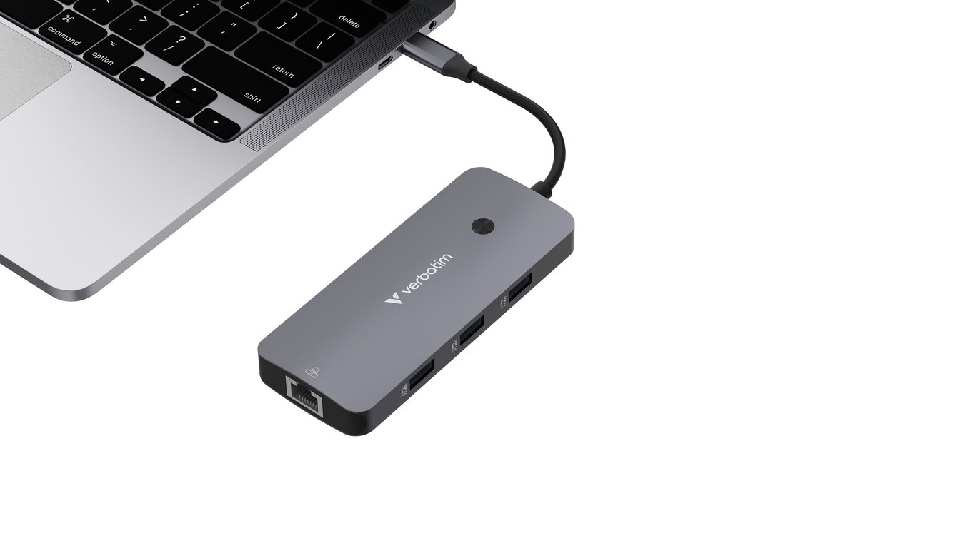 Verbatim USB C Pro Multiport Hub 9 Port CMH 09 - vue 4