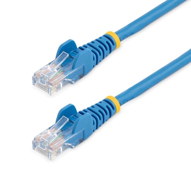 StarTech.com Cable de Red de 0,5m Azul Cat5e Ethernet RJ45 sin Enganches