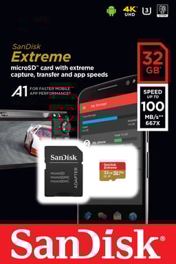 SanDisk Extreme 32GB MicroSDHC UHS-I Classe 10