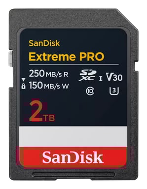 SanDisk Extreme PRO 2Tb SDXC UHS-I Classe 10